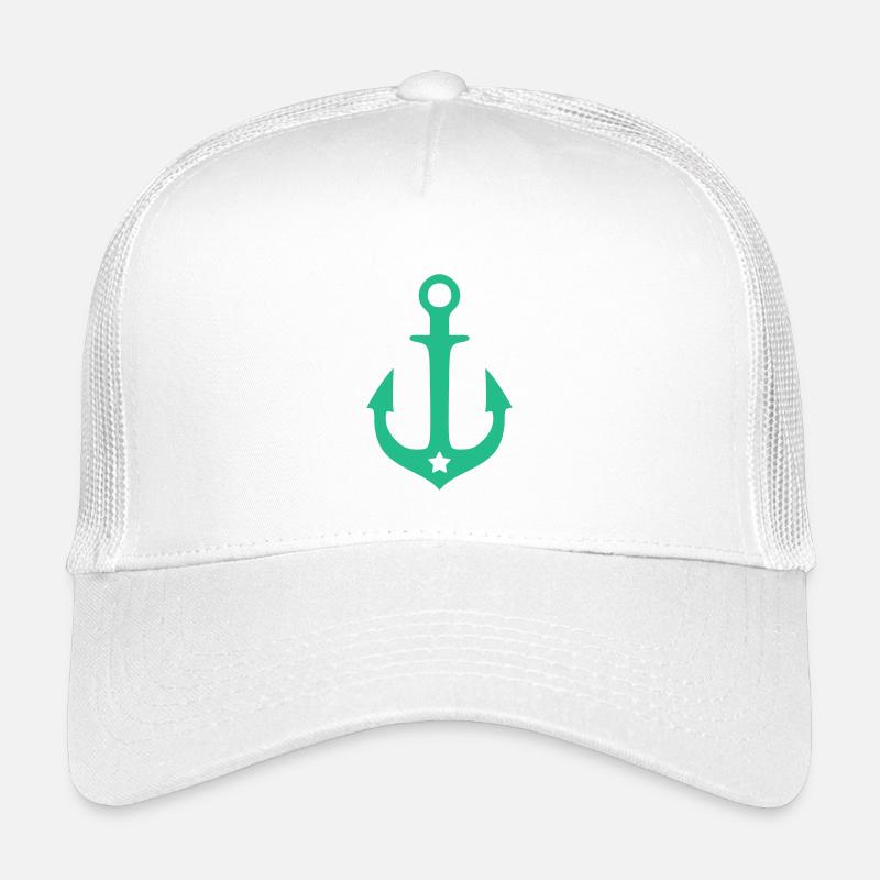Logo de l’ancre avec accent en étoile Casquette trucker enfant