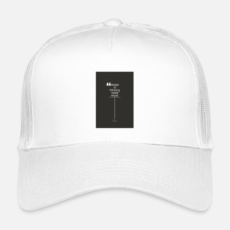 Design is Thinking Made Visual Poster Kinder Trucker-Cap