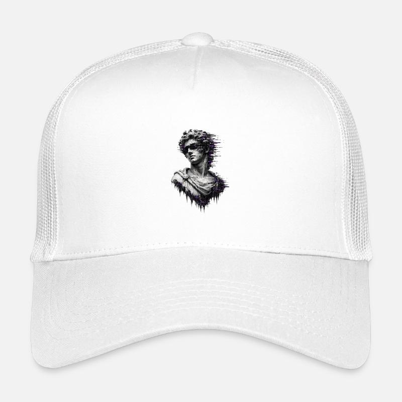 Statue classique Purple Glitch Casquette trucker enfant