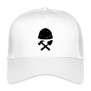 T-shirt Construction - Builder Tools Helmet - Kids’ Trucker Cap - white - Front