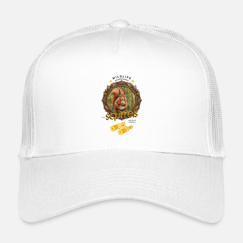 Squirrel Binoculars Adventure Wild Animals Kids’ Trucker Cap