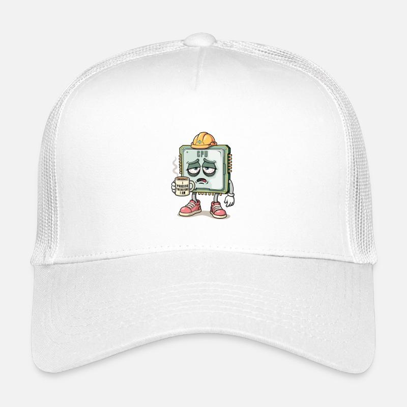 Caractère CPU Casquette trucker enfant