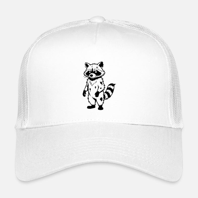 Zombie Raccoon Kids’ Trucker Cap