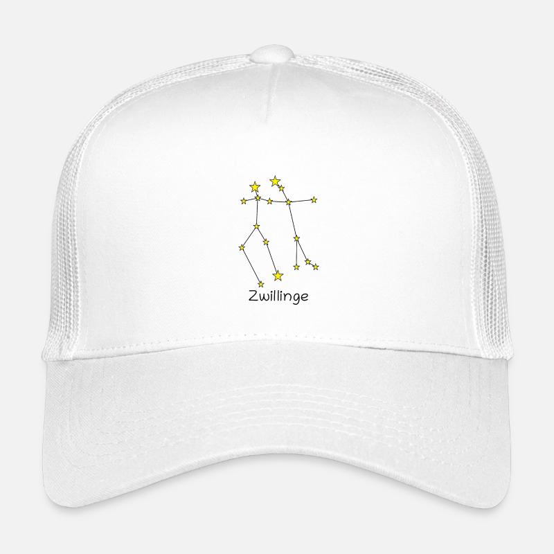 Sternzeichen Zwillinge Kinder Trucker-Cap