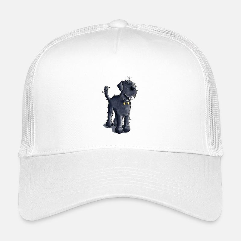 Niedlicher Schnauzer - Kinder Trucker-Cap - Weiß