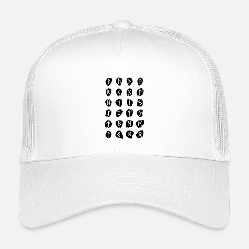 Runen Wikinger Symbol - Kinder Trucker-Cap - Weiß