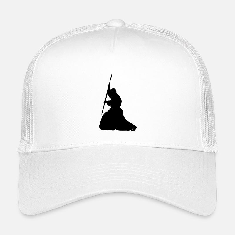 Kobudo bo - Kinder Trucker-Cap - Weiß