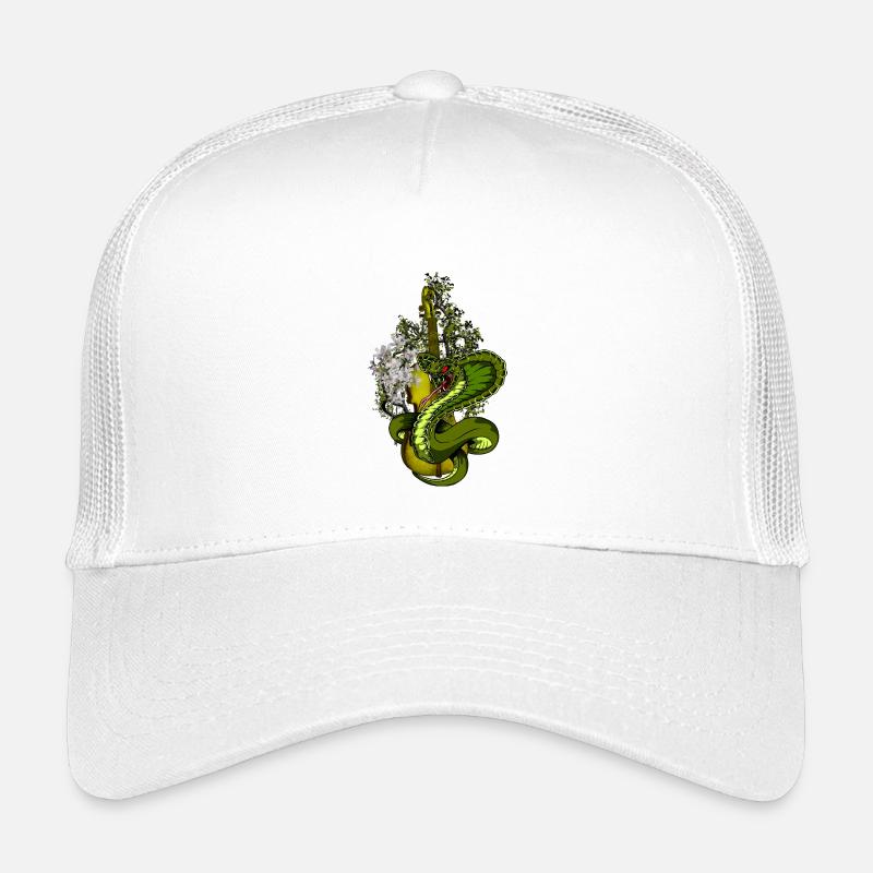 Wunderbar geige Geige - Kinder Trucker-Cap - Weiß