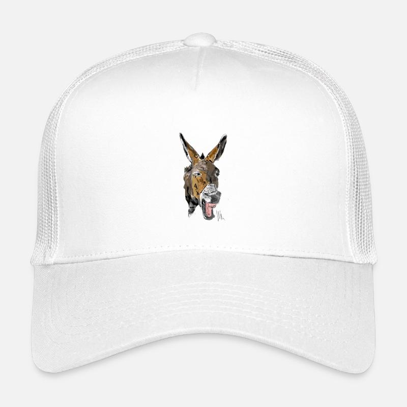 Esel - Kinder Trucker-Cap - Weiß