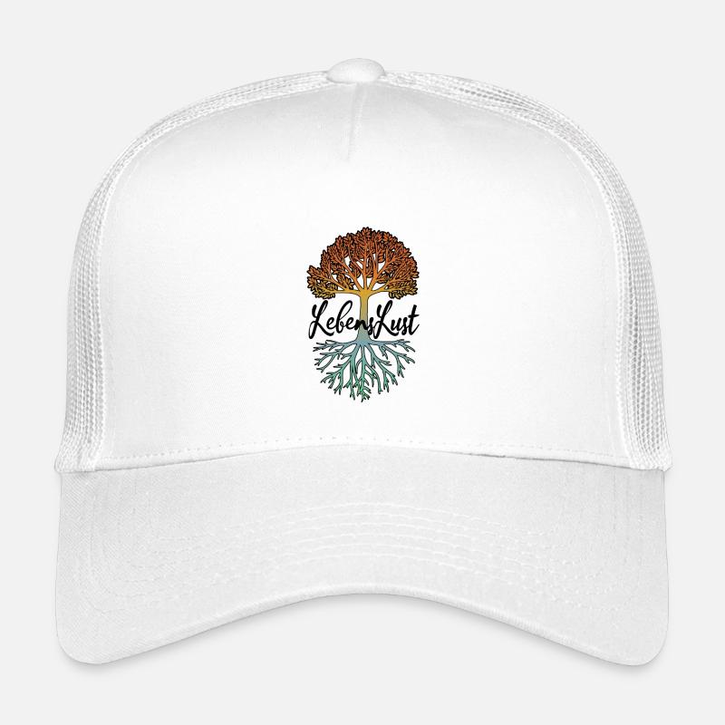 LebensLust - Kinder Trucker-Cap - Weiß