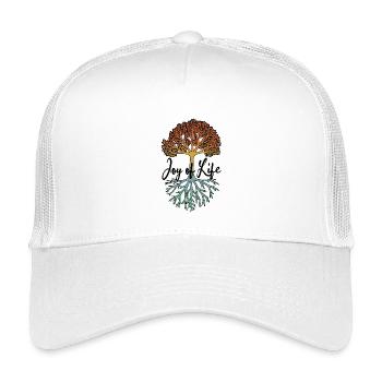 Joie de vivre - Casquette trucker enfant - blanc - Devant