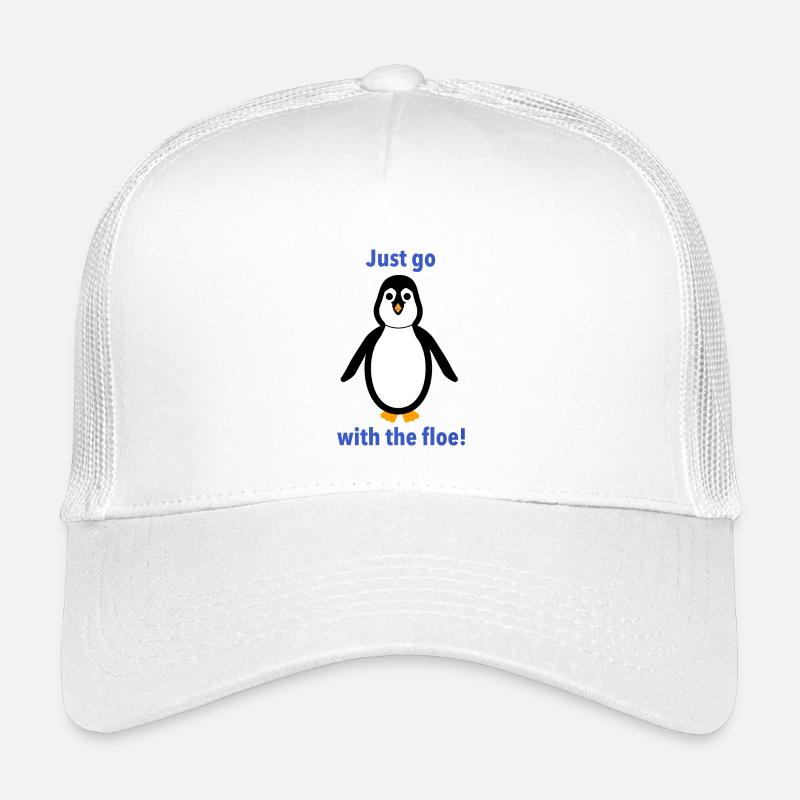 Pinguin -"Geh einfach mit der Scholle!" Kinder Trucker-Cap