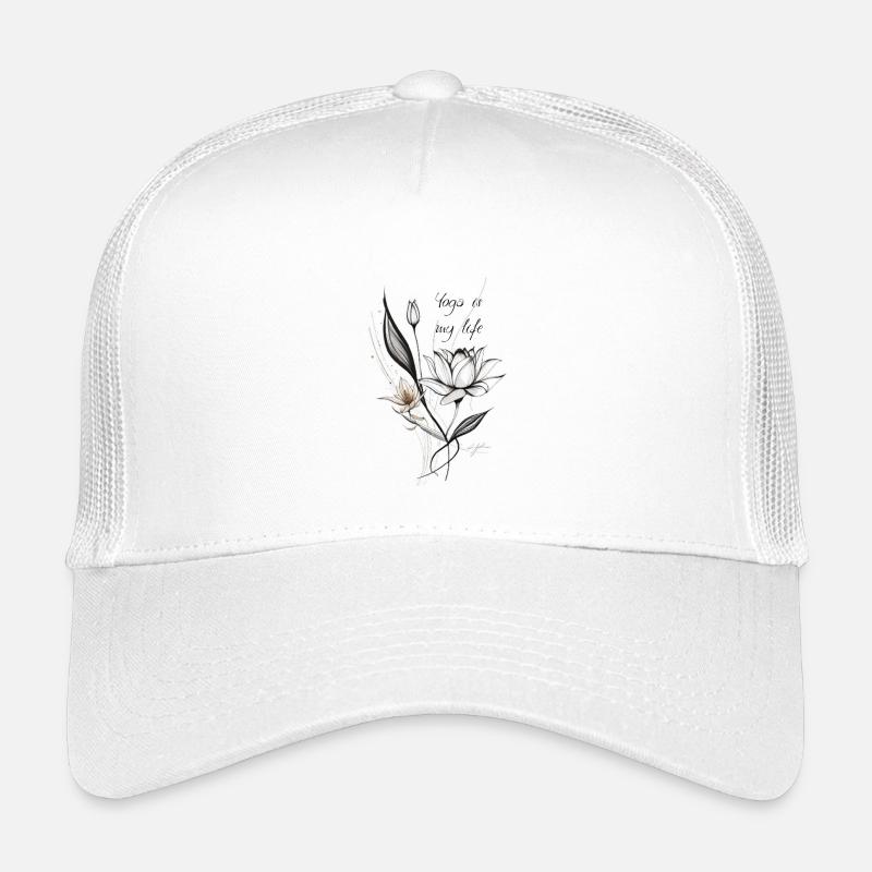  Lotusblüten yoga Kinder Trucker-Cap