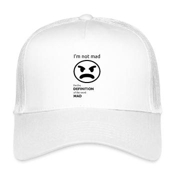 Ich bin nicht sauer - Kinder Trucker-Cap - Weiß - Vorne