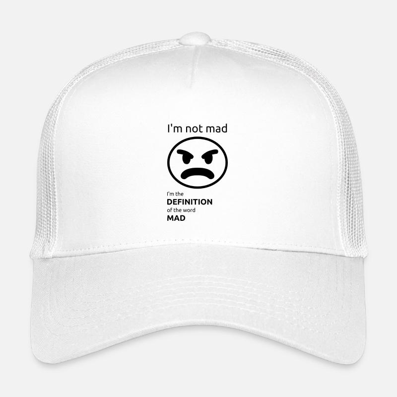 Ich bin nicht sauer - Kinder Trucker-Cap - Weiß