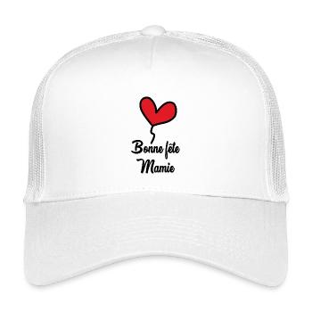 ALLES GUTE ZUM OMA-TAG - Kinder Trucker-Cap - Weiß - Vorne