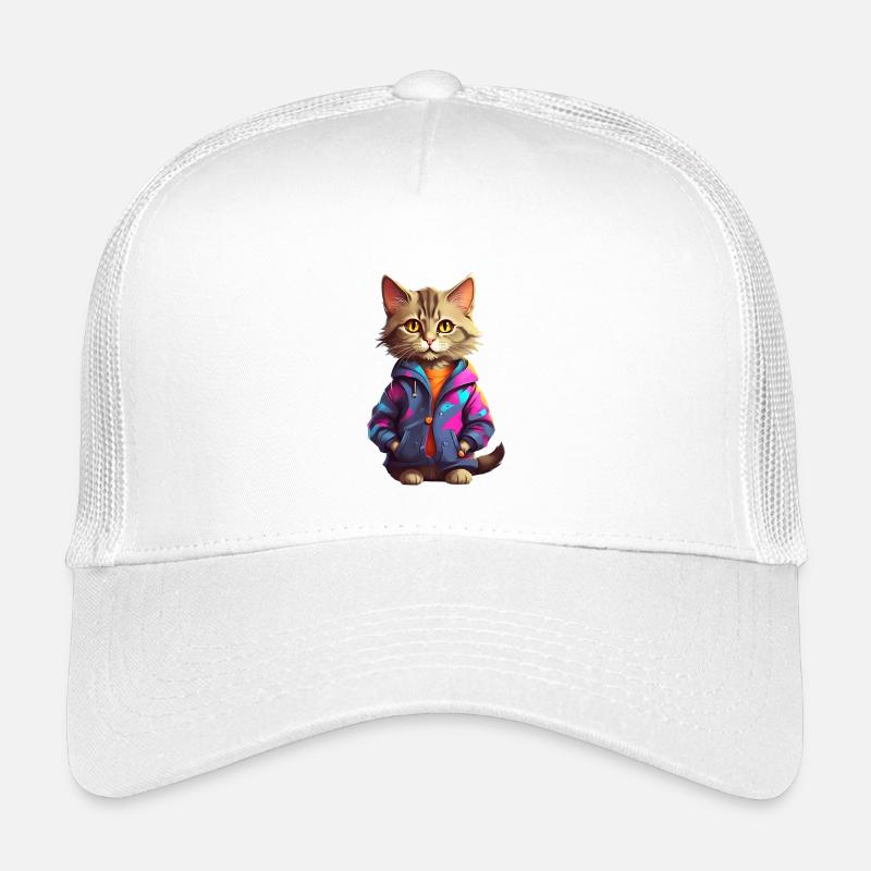 Chat Urbain Stylé Casquette trucker enfant