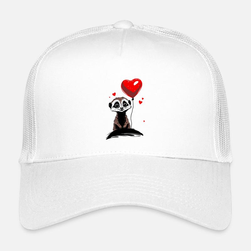 Erdmännchen Herz Luftballon - Heartful Creatures Kinder Trucker-Cap