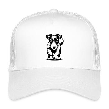 Jack Russell Terrier - Casquette trucker enfant - blanc - Devant