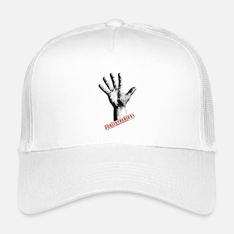 Calisthenics ist Kraft - Kinder Trucker-Cap - Weiß