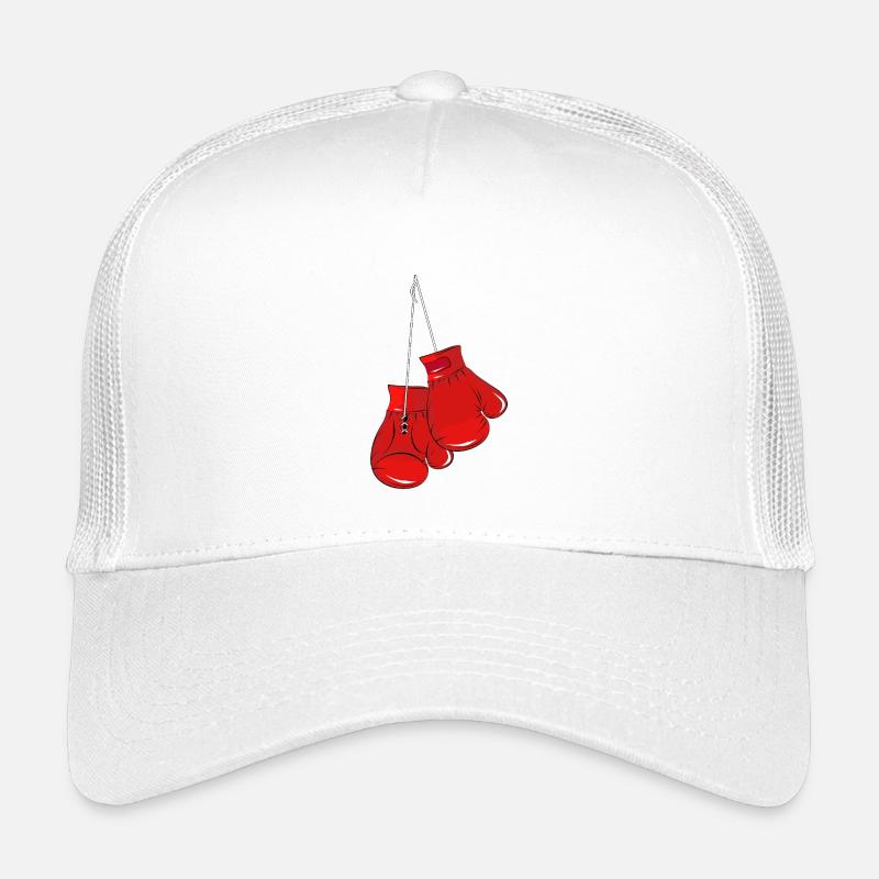 Gants de boxe rouges - symbole de force et d’ combatif Casquette trucker enfant