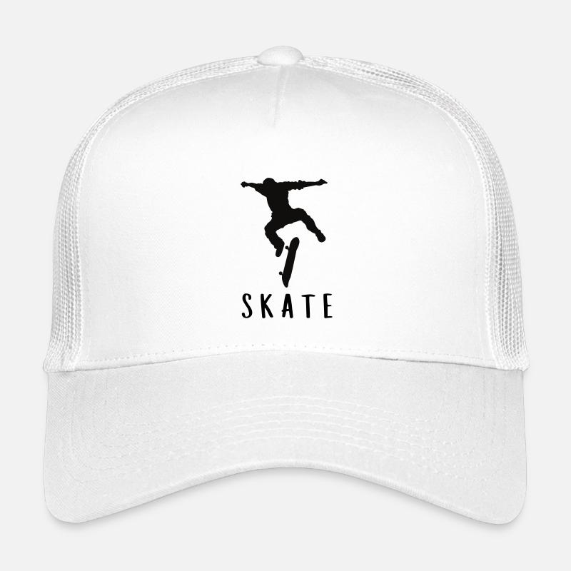 Skater - Kinder Trucker-Cap - Weiß