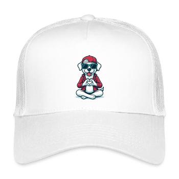 Love Dog Vibes - Kids’ Trucker Cap - white - Front