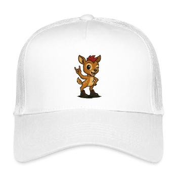 Punk Rock Fauve - Casquette trucker enfant - blanc - Devant