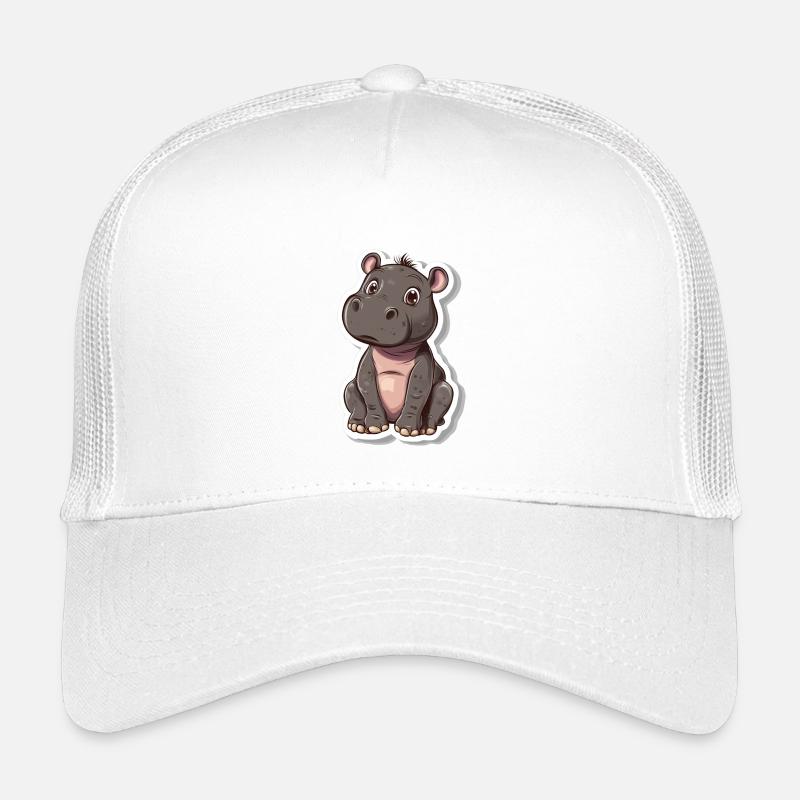 Hippopotame Casquette trucker enfant