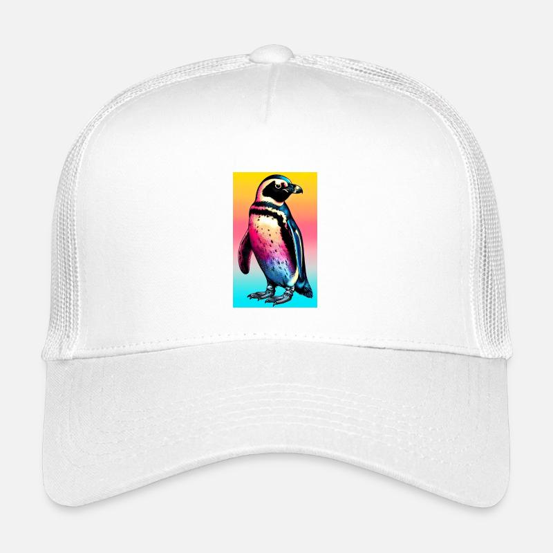 Pinguin - Kinder Trucker-Cap - Weiß