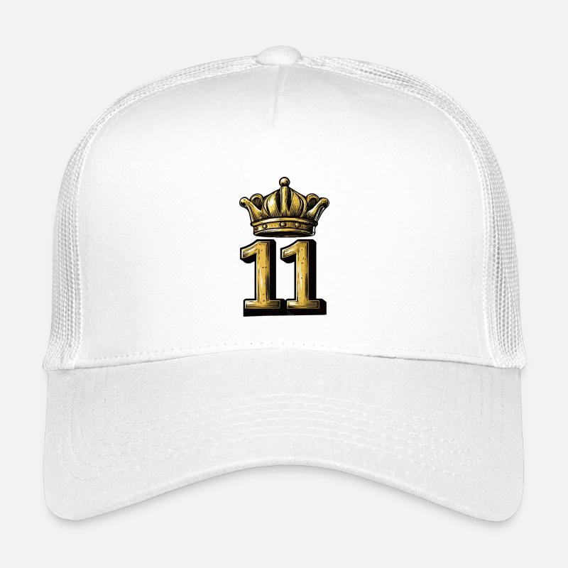 Couronne numéro 11 Casquette trucker enfant
