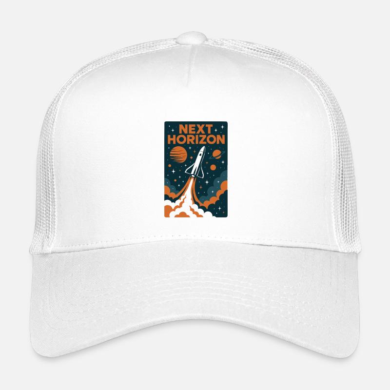 Next horizon Rocket launch - Kids’ Trucker Cap - white