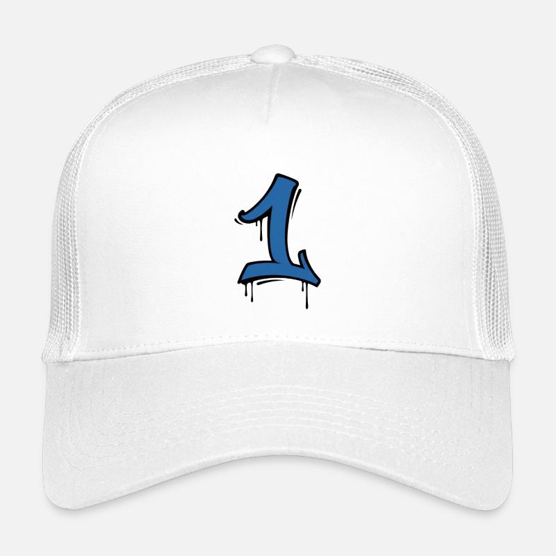 Graffiti Un Bleu Néon Casquette trucker enfant