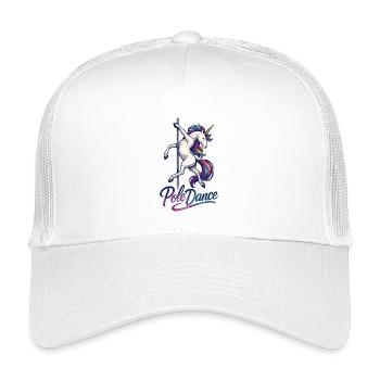 Pole Dance Licorne Pole Dancer Pole Gift - Casquette trucker enfant - blanc - Devant