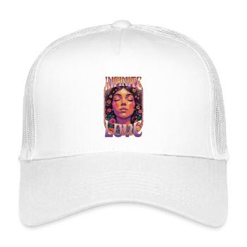 Kandi EDM Infinite Love Rave Festival - Kinder Trucker-Cap - Weiß - Vorne