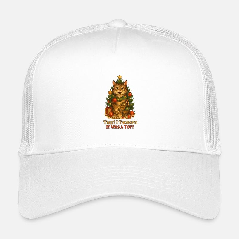 Kater im Weihnachtsbaum witz Kinder Trucker-Cap