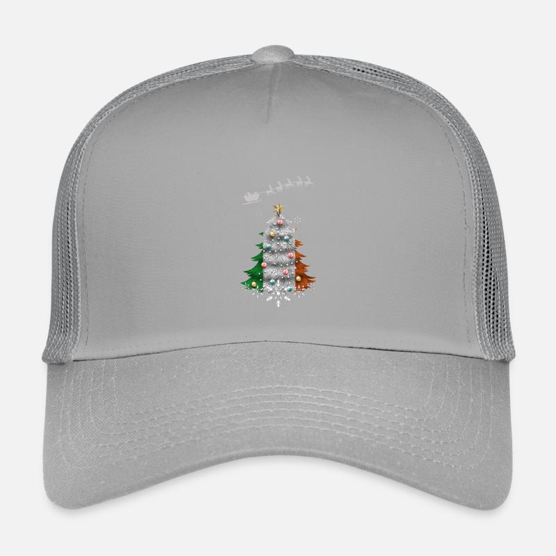 Weihnachtsbaum mit Irland-Flagge Kinder Trucker-Cap