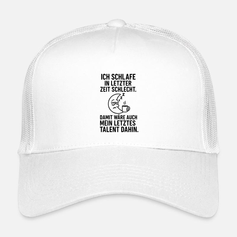 Schlafen Schlecht Talent dahin - Kinder Trucker-Cap - Weiß