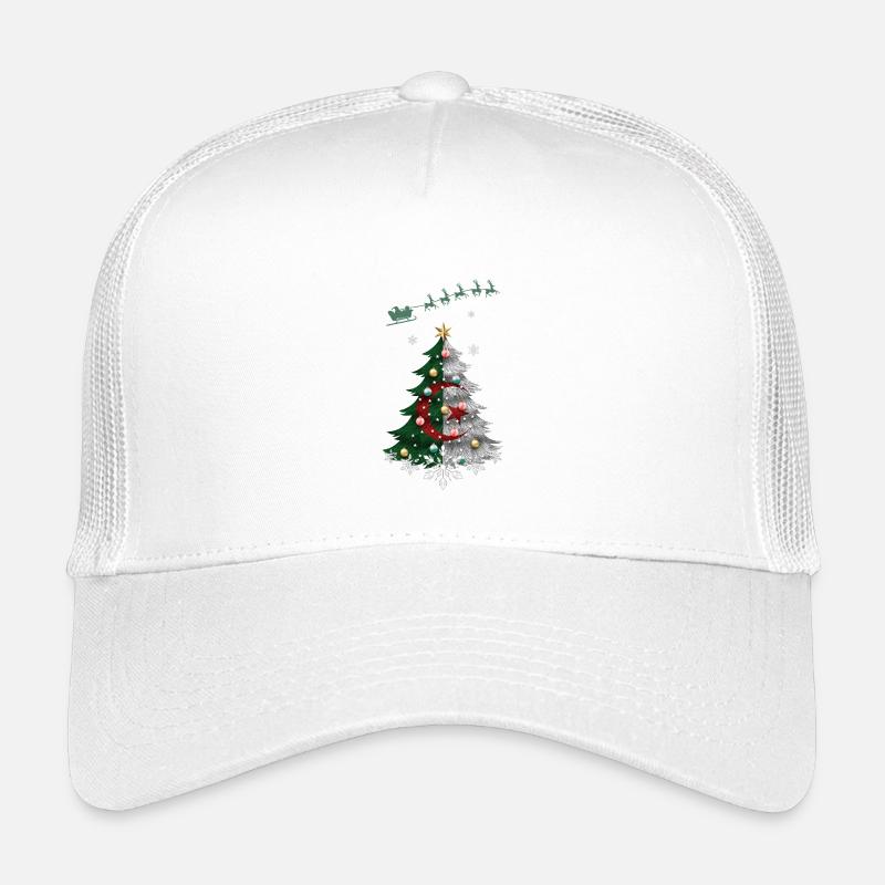 Weihnachtsbaum mit algerischer Flagge Kinder Trucker-Cap