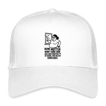 uhr aus dem fenster - Kinder Trucker-Cap - Weiß - Vorne