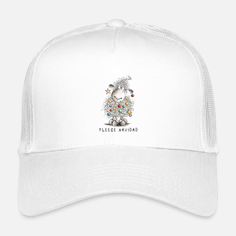 Fleece Navidad Weihnachtsschaf Cartoon Schaf Kinder Trucker-Cap