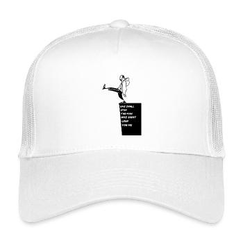 Kleiner Schritt - Kinder Trucker-Cap - Weiß - Vorne