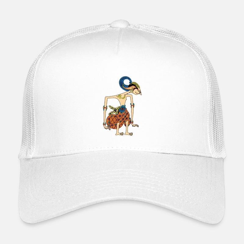 Lebendige Volksvogelgöttin - Kinder Trucker-Cap - Weiß