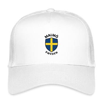 Conception du drapeau suédois - Casquette trucker enfant - blanc - Devant