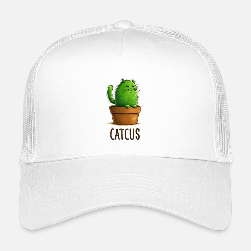 Catcus – Cactus Cat with Attitude Kids’ Trucker Cap