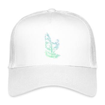Purement concentré sur la planche à voile - Casquette trucker enfant - blanc - Devant