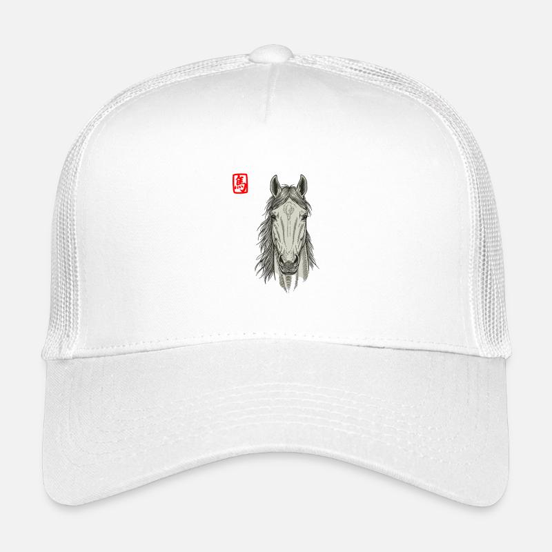 Pferd Asiatisch Kinder Trucker-Cap