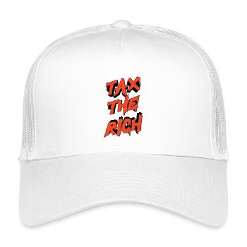 Taxer les riches - Casquette trucker enfant - blanc - Devant