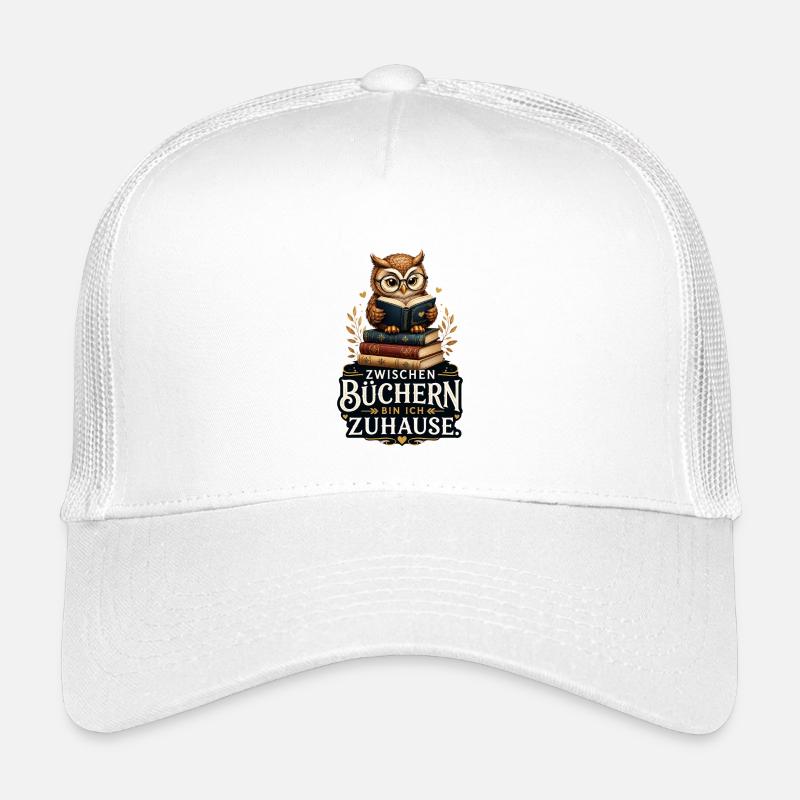 Zwischen Büchern zuhause Kinder Trucker-Cap