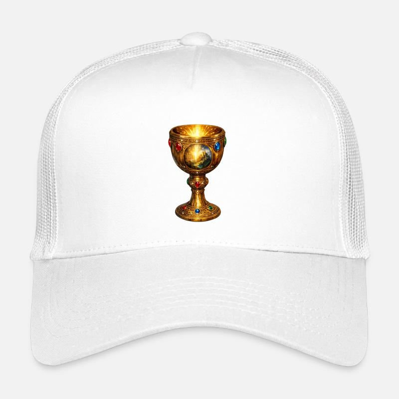 Heiliger Gral - Kinder Trucker-Cap - Weiß